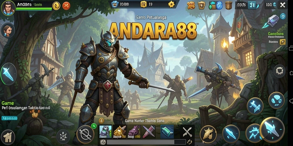 Tampilan gameplay ANDARA88 yang mendebarkan dan penuh aksi.