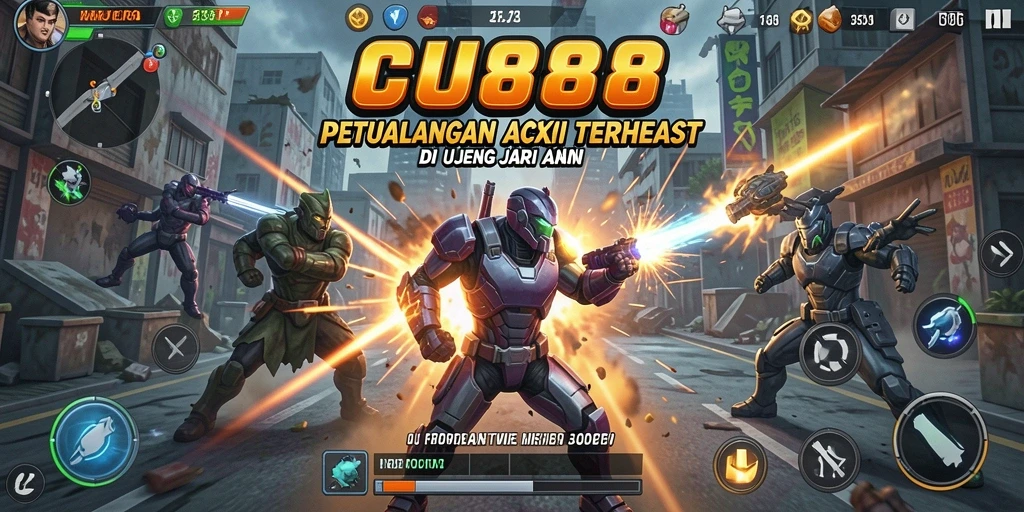 Gameplay CU888 yang mendebarkan dengan grafis memukau.