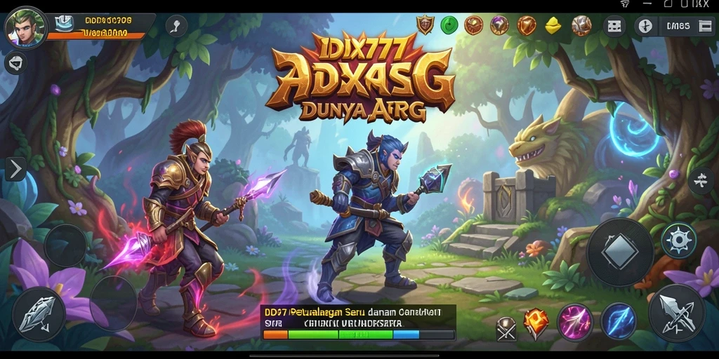 Screenshot gameplay IDX777 menampilkan aksi seru dalam pertempuran ARPG.