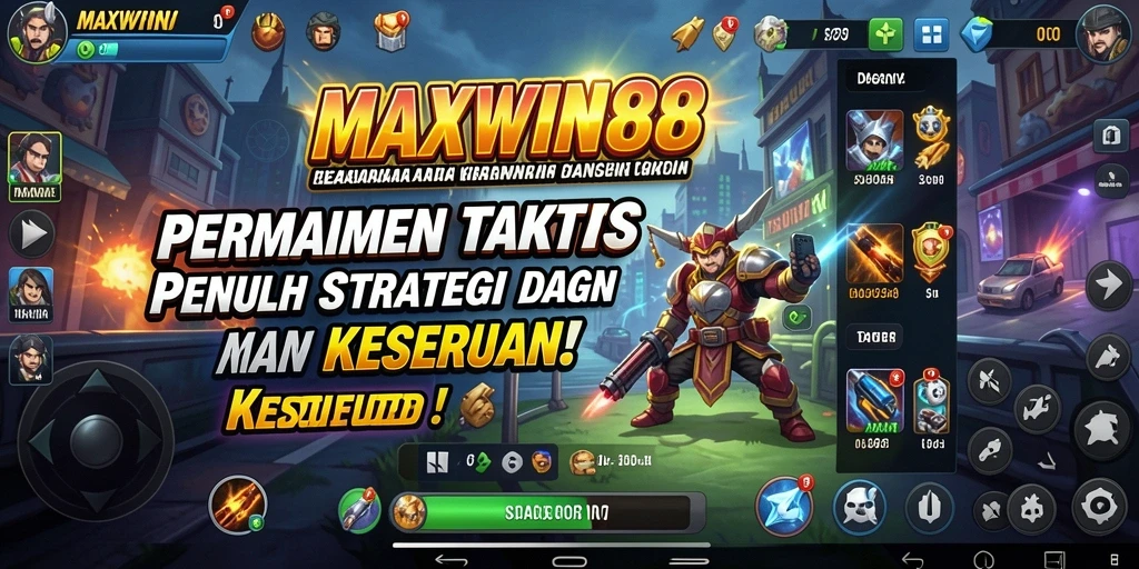 Tampilan menarik dari gameplay strategis MAXWIN88.