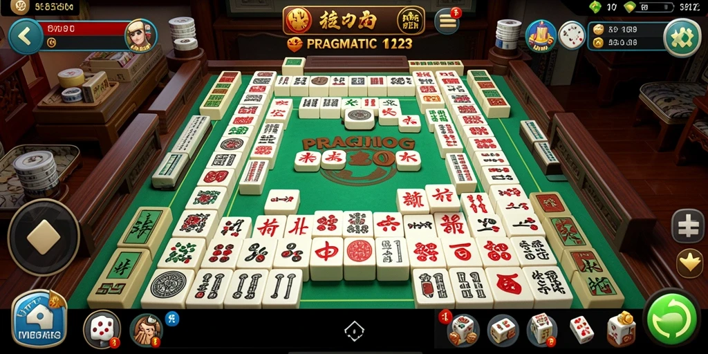 Tampilan gameplay Mahjong yang menarik di PRAGMATIC123.