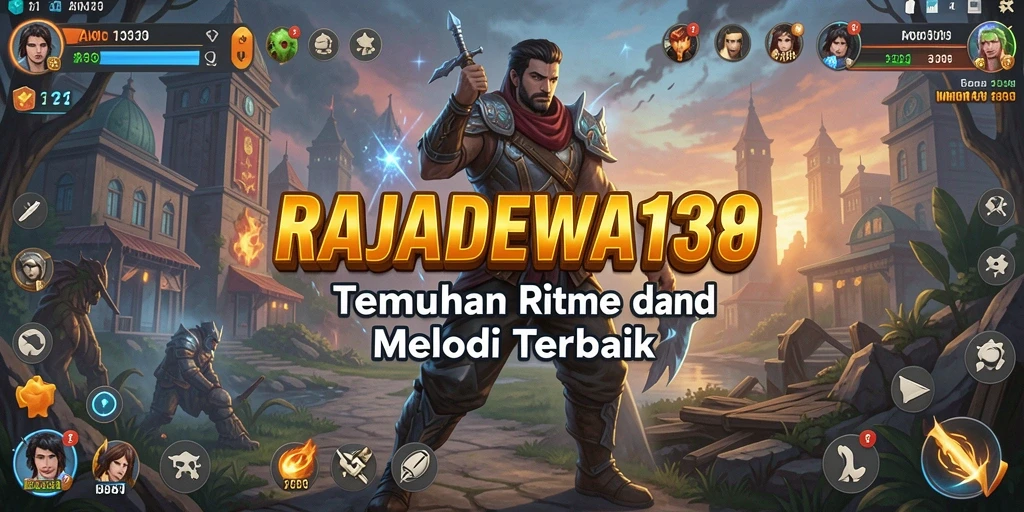Screenshot RAJADEWA138 menampilkan gameplay musik yang seru dan interaktif.