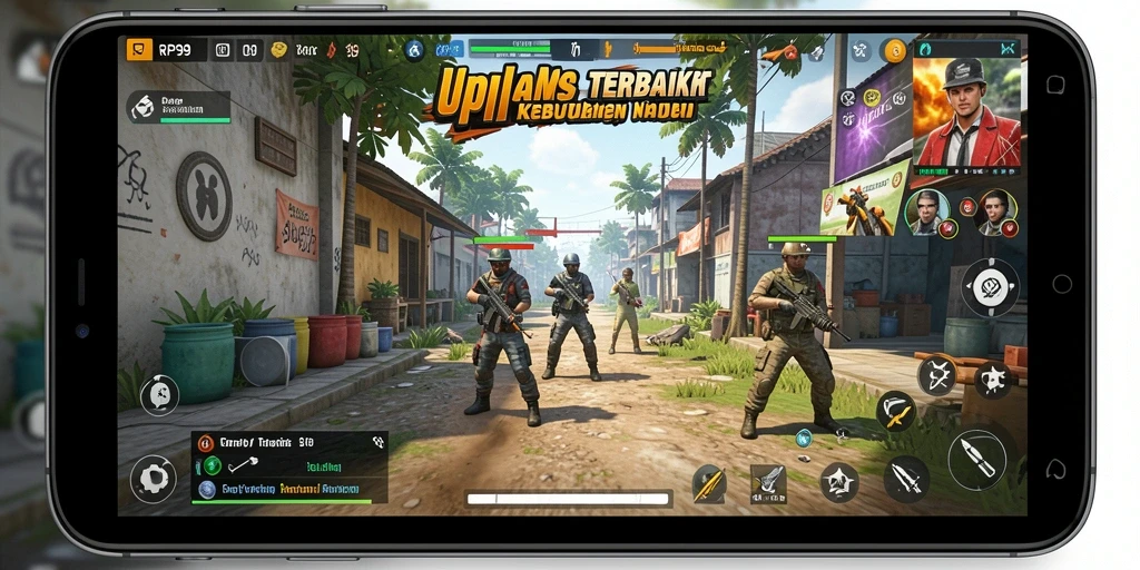Tampilan antarmuka utama RP99 dengan fitur utilitas yang menarik.